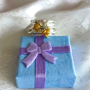 Spinner band with bee and sunflower